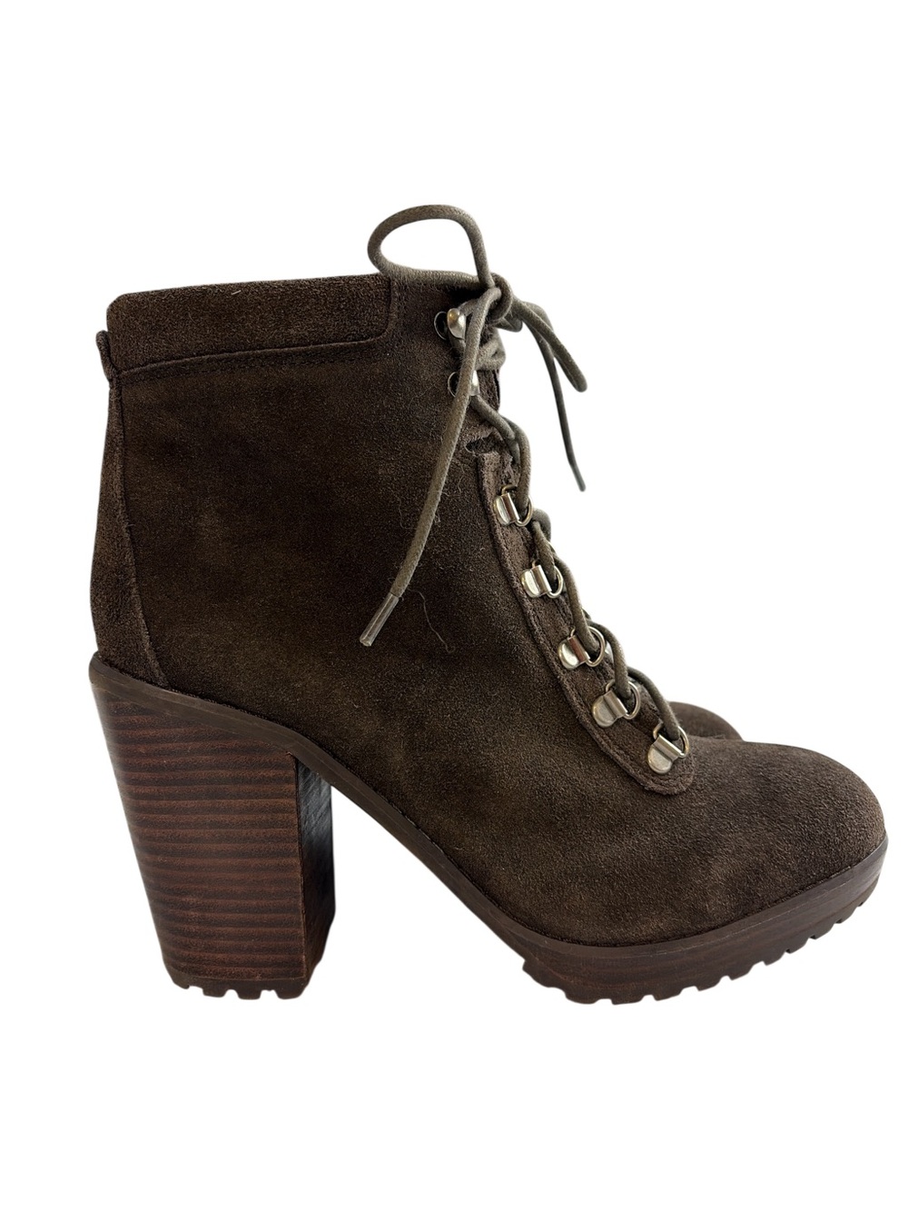 DV by Dolce Vita "Prince" Suede Lace-Up Booties Size 9.5